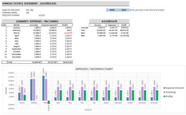 Monthly budget sheet template preview
